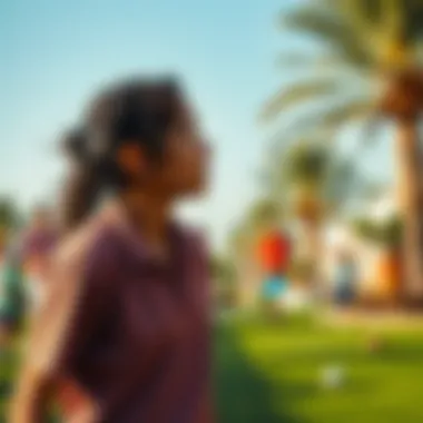 Vibrant Recreational Life at Jumeirah Golf Estate Recreational activities at Jumeirah Golf Estate, showcasing leisure and community spirit