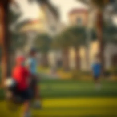 Recreational activities and vibrant lifestyle within Jumeirah Golf Estates