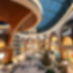 Architectural design of Khawaneej Mall highlighting modern aesthetics