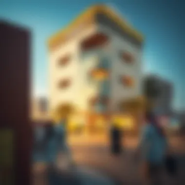 Community activities around the Lootah Building engaging the local residents