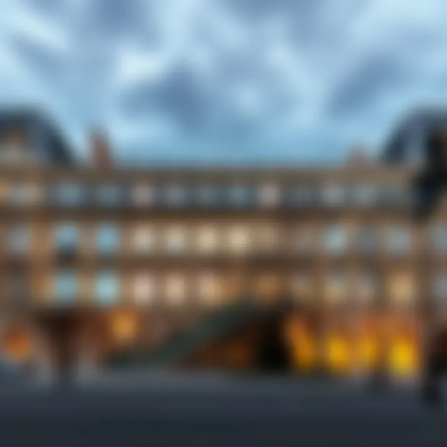 Exterior view of Lycée Français International Georges Pompidou showcasing its architectural beauty