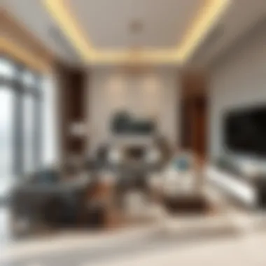 Interior design of a residential unit in MAG 510