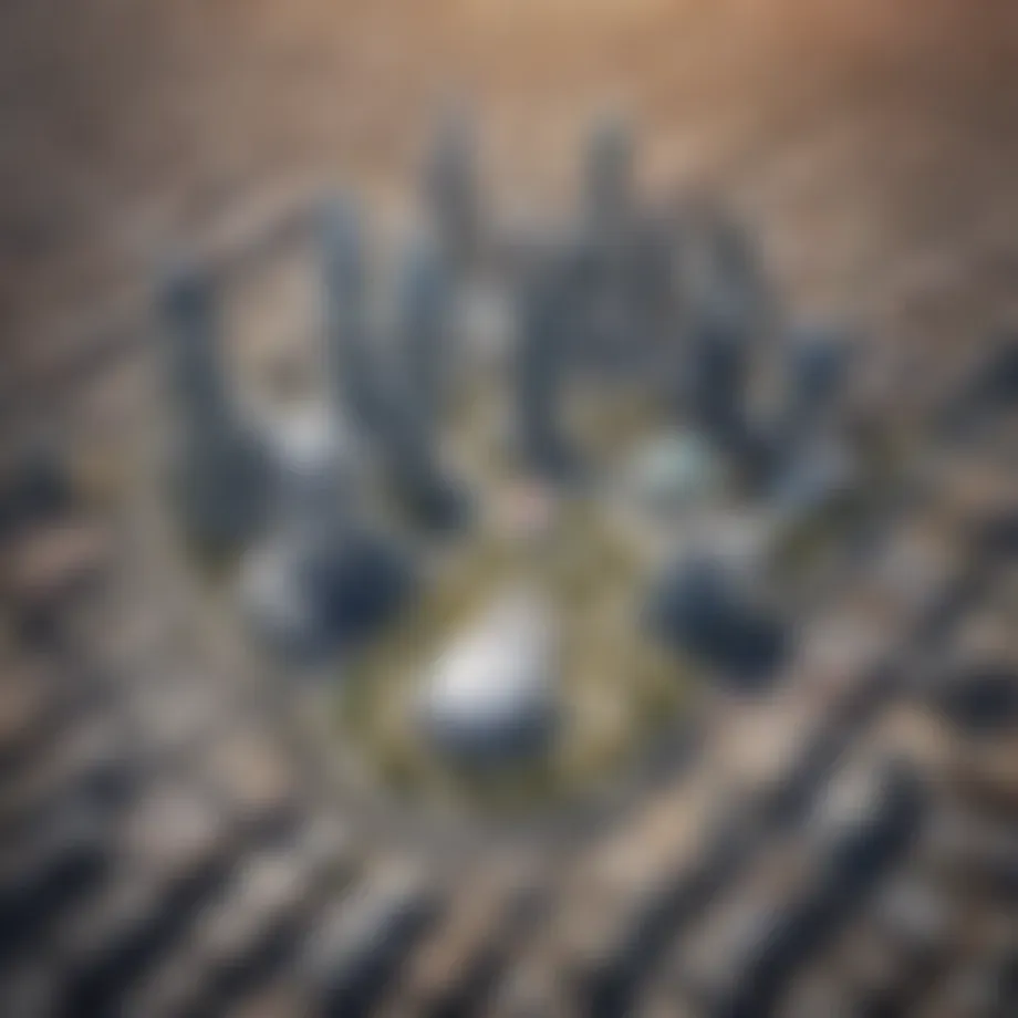 Aerial view of Media City showcasing modern architecture