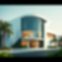 Exterior view of New Sanaiya Clinic showcasing modern architecture