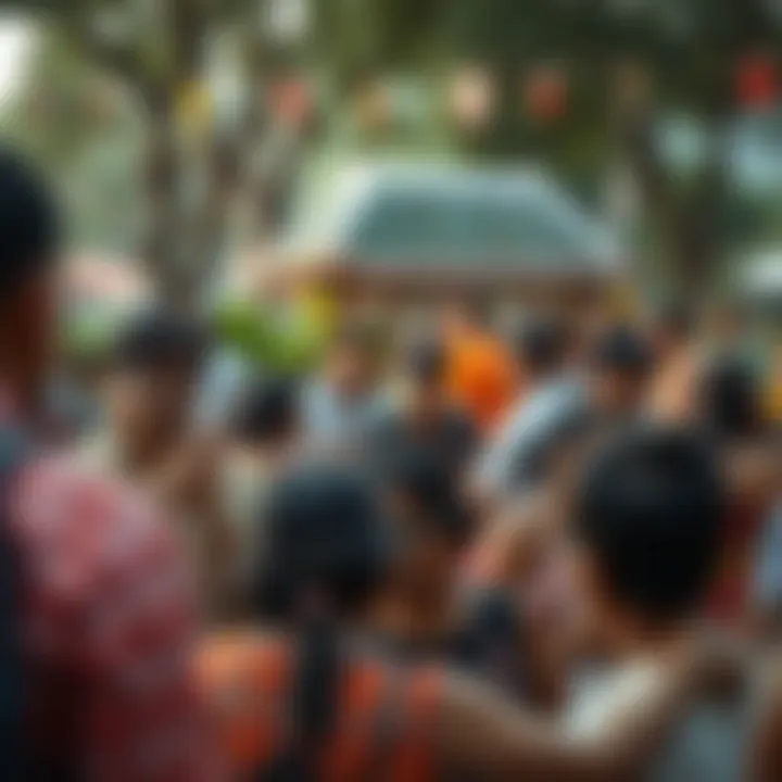 A vibrant community gathering at Puranmal Greens, illustrating its social significance.