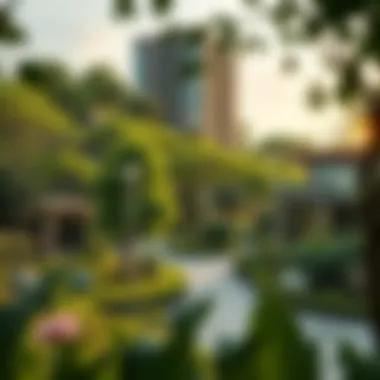 Ecological features of Puranmal Greens emphasizing sustainability and nature.