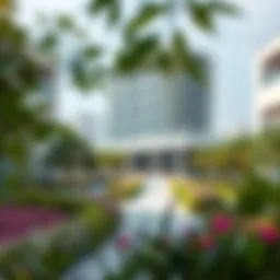 A stunning view of Puranmal Greens showcasing lush greenery and modern architecture.