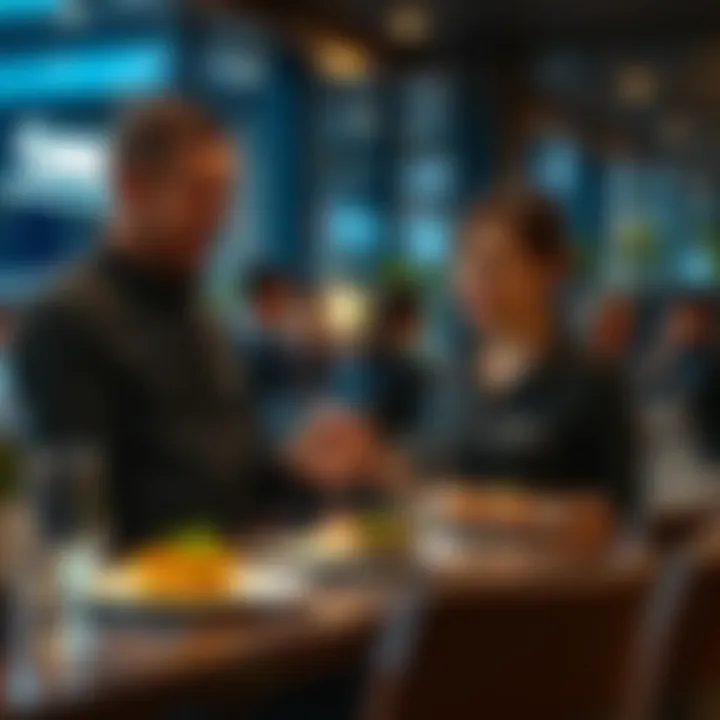 Welcoming restaurant staff providing exceptional service