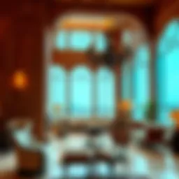 Interior view showcasing the elegant design of Salon Al Furjan