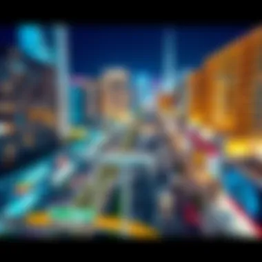 Visual representation of connectivity routes from Silicon Oasis to key areas in Dubai