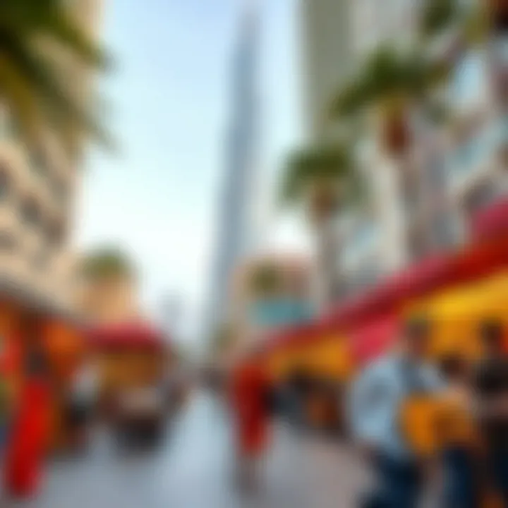 Vibrant cultural activities in the vicinity of Skytower