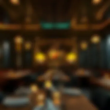 Interior ambiance reflecting the cultural essence of Sri Vaigai Restaurant