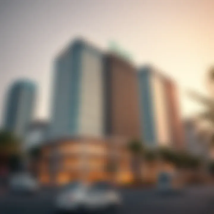 Architectural Marvel of Sultan Business Centre Exterior view of Sultan Business Centre showcasing modern architecture