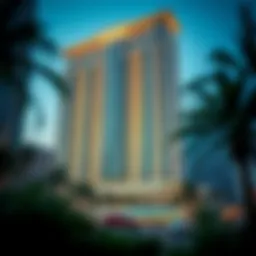 Stunning exterior view of Al Yousuf Towers showcasing modern architecture