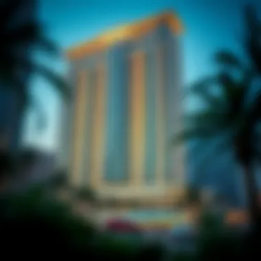 Stunning exterior view of Al Yousuf Towers showcasing modern architecture