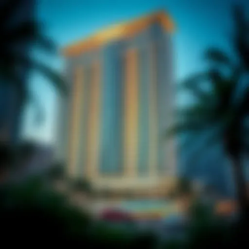 Stunning exterior view of Al Yousuf Towers showcasing modern architecture