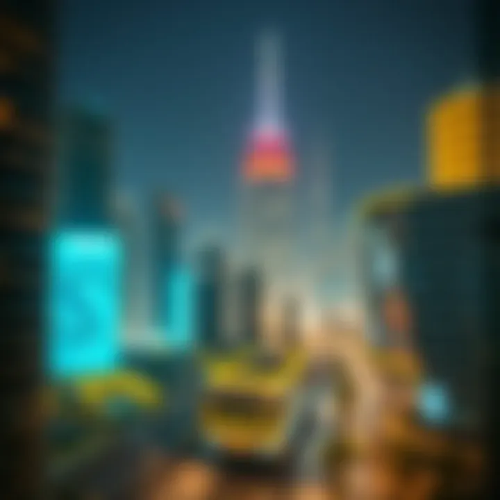 Overview of the JLT area highlighting The Dome Tower's impact on local economy