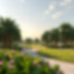 Tranquil parks and lush greenery in The Greens