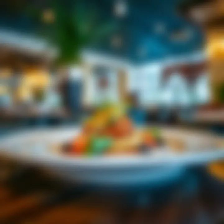 A beautifully plated dish representing the restaurant's culinary offerings