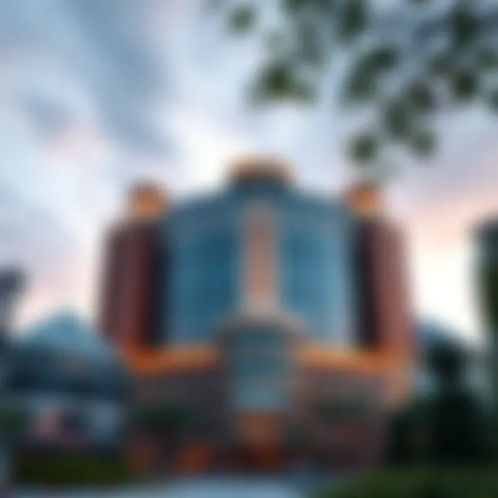 A stunning view of Tiger Building showcasing its unique architectural design