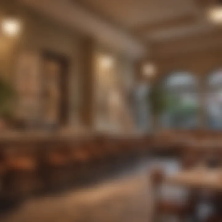Cozy interior atmosphere of Vincitore Boulevard Cafe