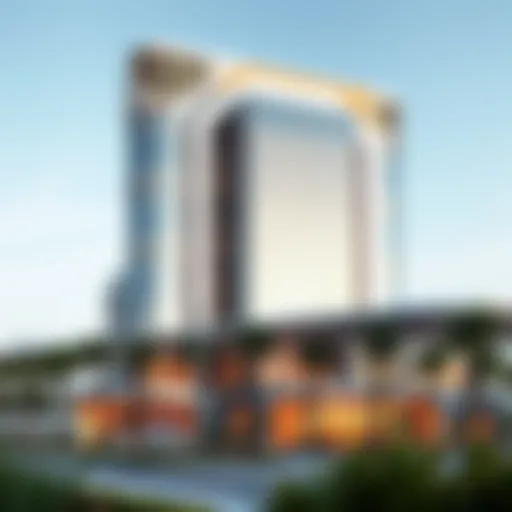 Stunning exterior view of Wasl Crystal IV showcasing innovative architecture