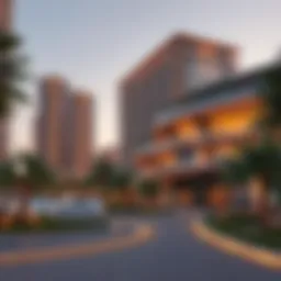 Architectural marvel of Wasl Vita showcasing modern design
